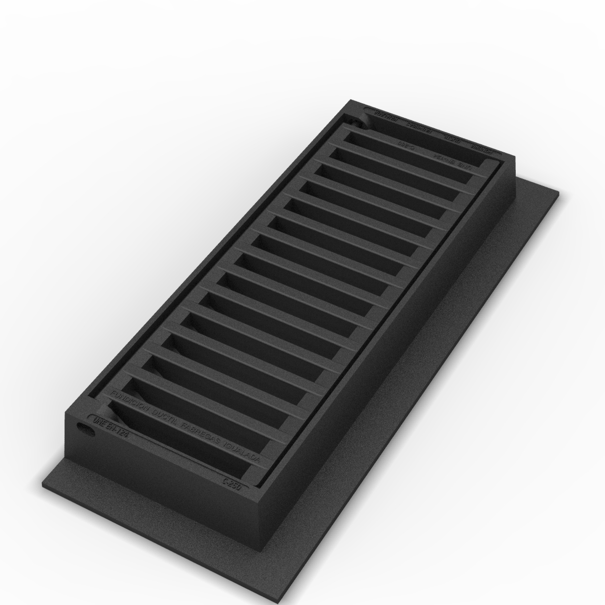 Streight Meridiana grate and Frame