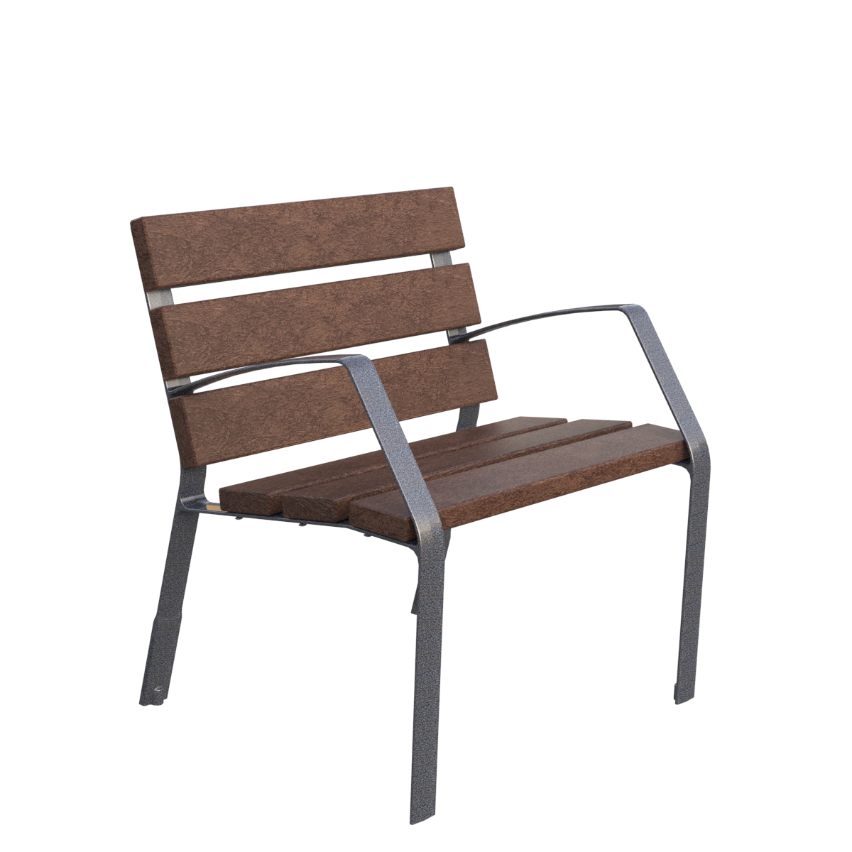 Banc MODO08 Pieds en fer et polymère