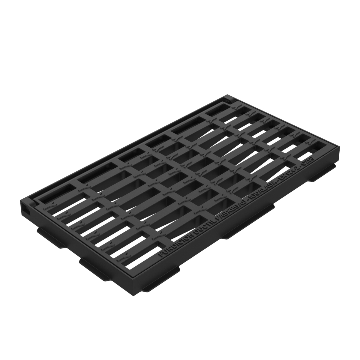 Folding grate 683X371 mm
