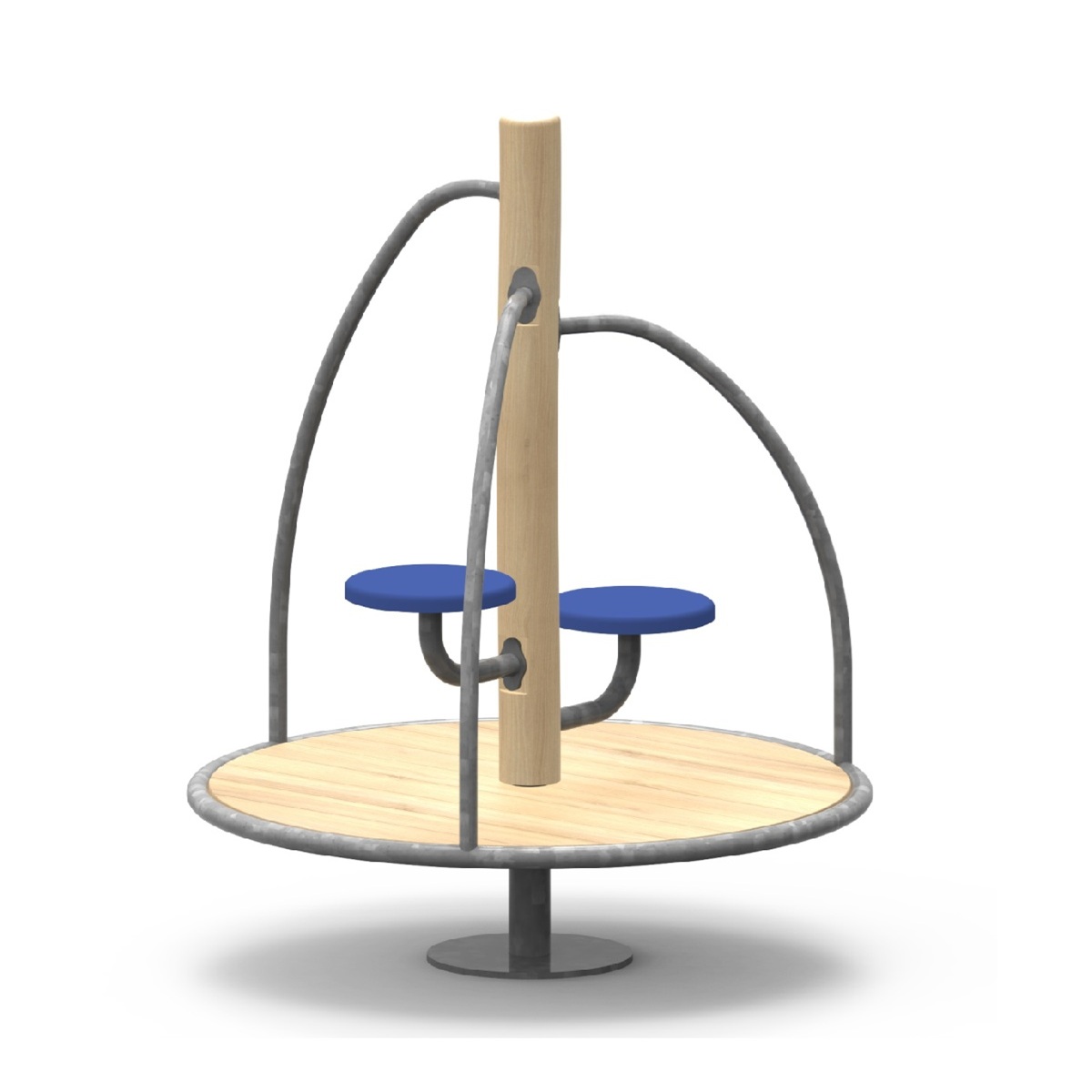 CARROUSEL EN BOIS ROBINIA