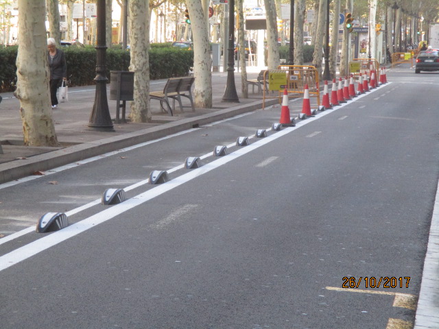 Bike lane separators