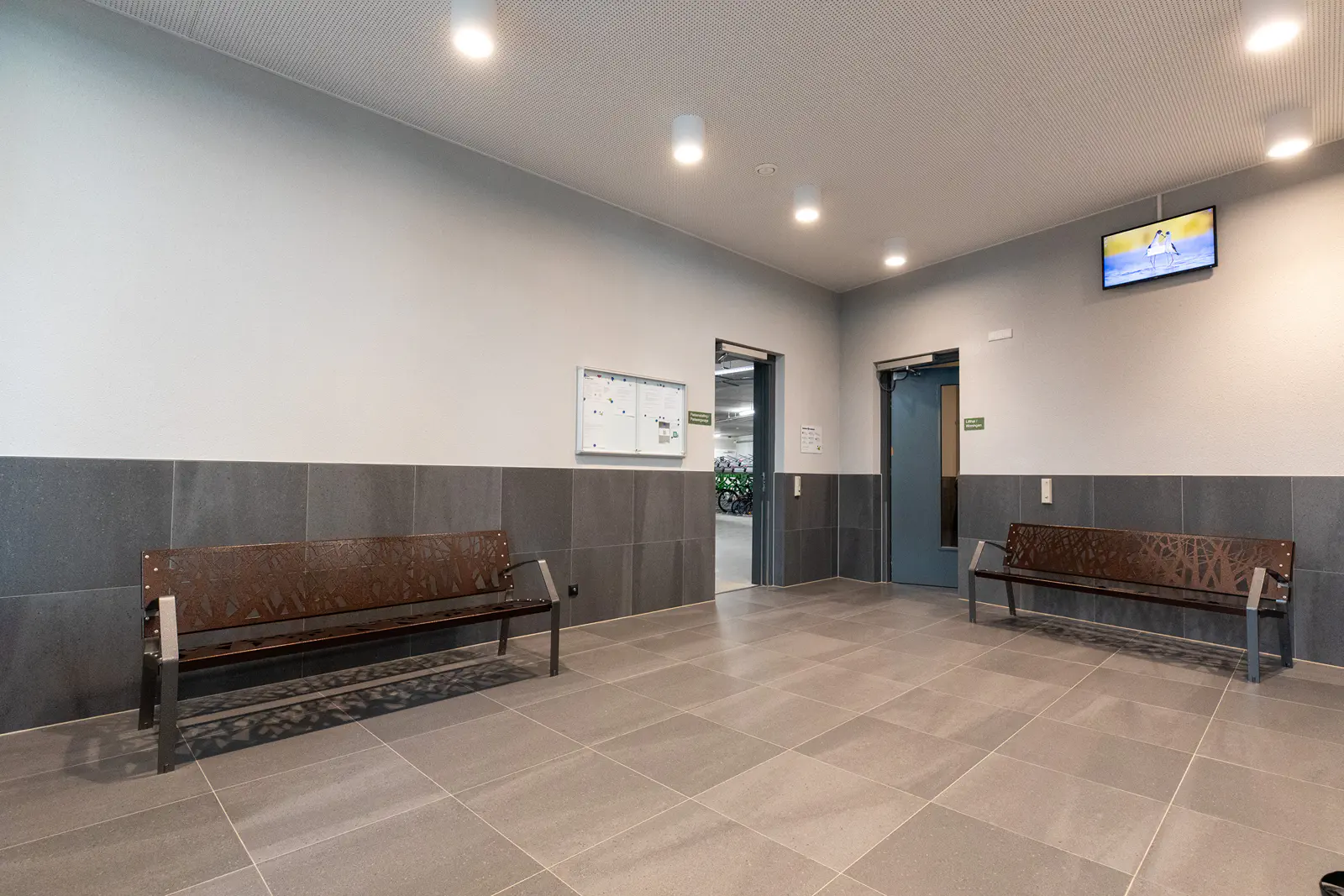 Bancos de acero para complejos residenciales Bancos de acero para complejos residenciales