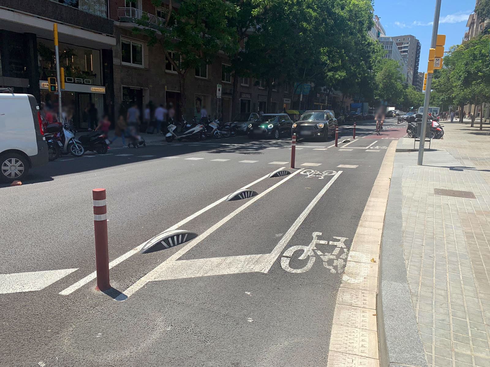 Separadors carril bici Barcelona