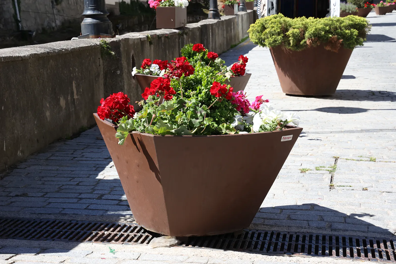 Jardineras GALA en acero corten · Valle d'Aran, Vielha