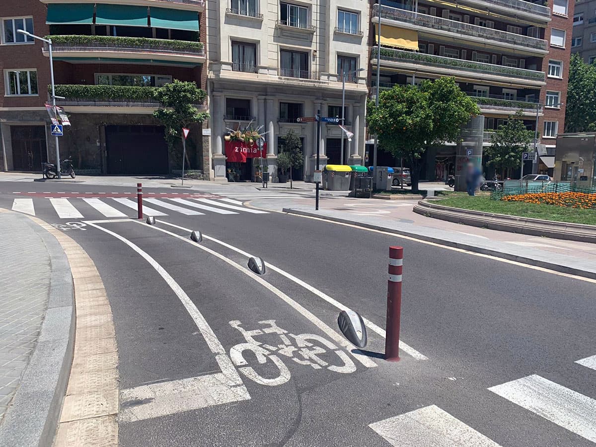 Separadors carril bici Barcelona