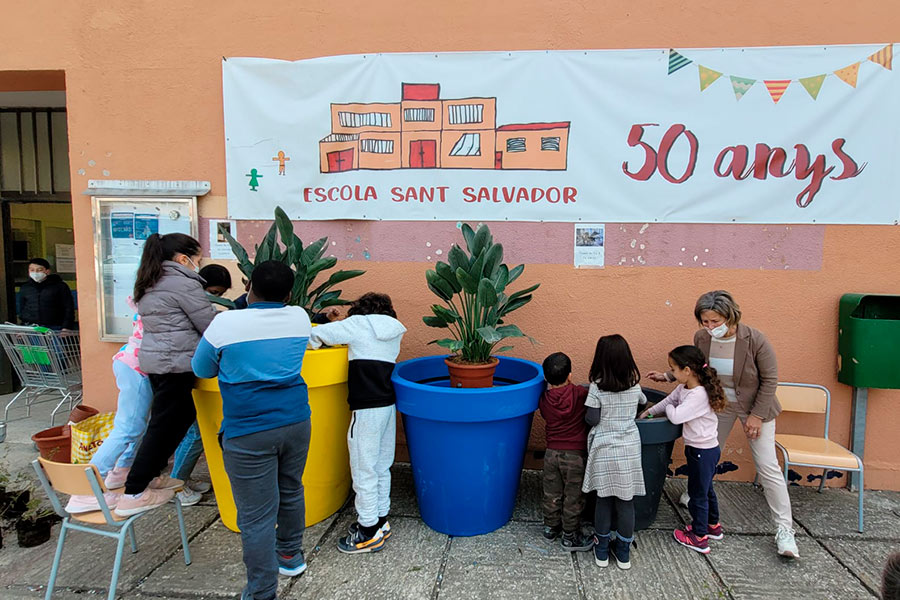 Plantada colegio Sant Salvador