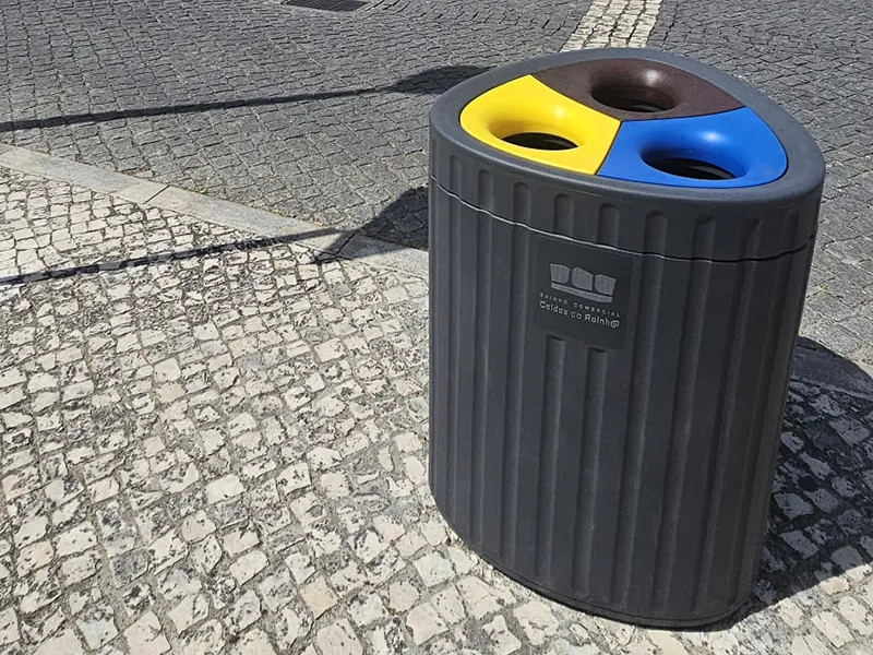 Papeleras ROMA en el municipio de Caldas de Rainha, Portugal – 2026