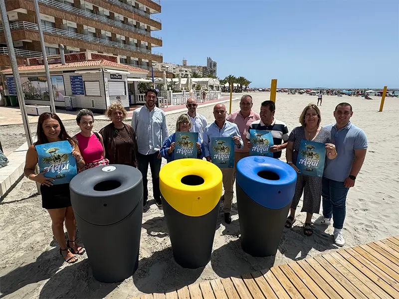 Papeleras para la playa